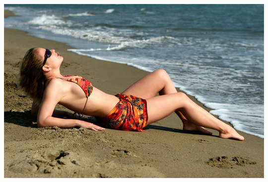 Swimsuit models: photo of Swiss Swimsuit model Jenny Sommer from , Switzerland